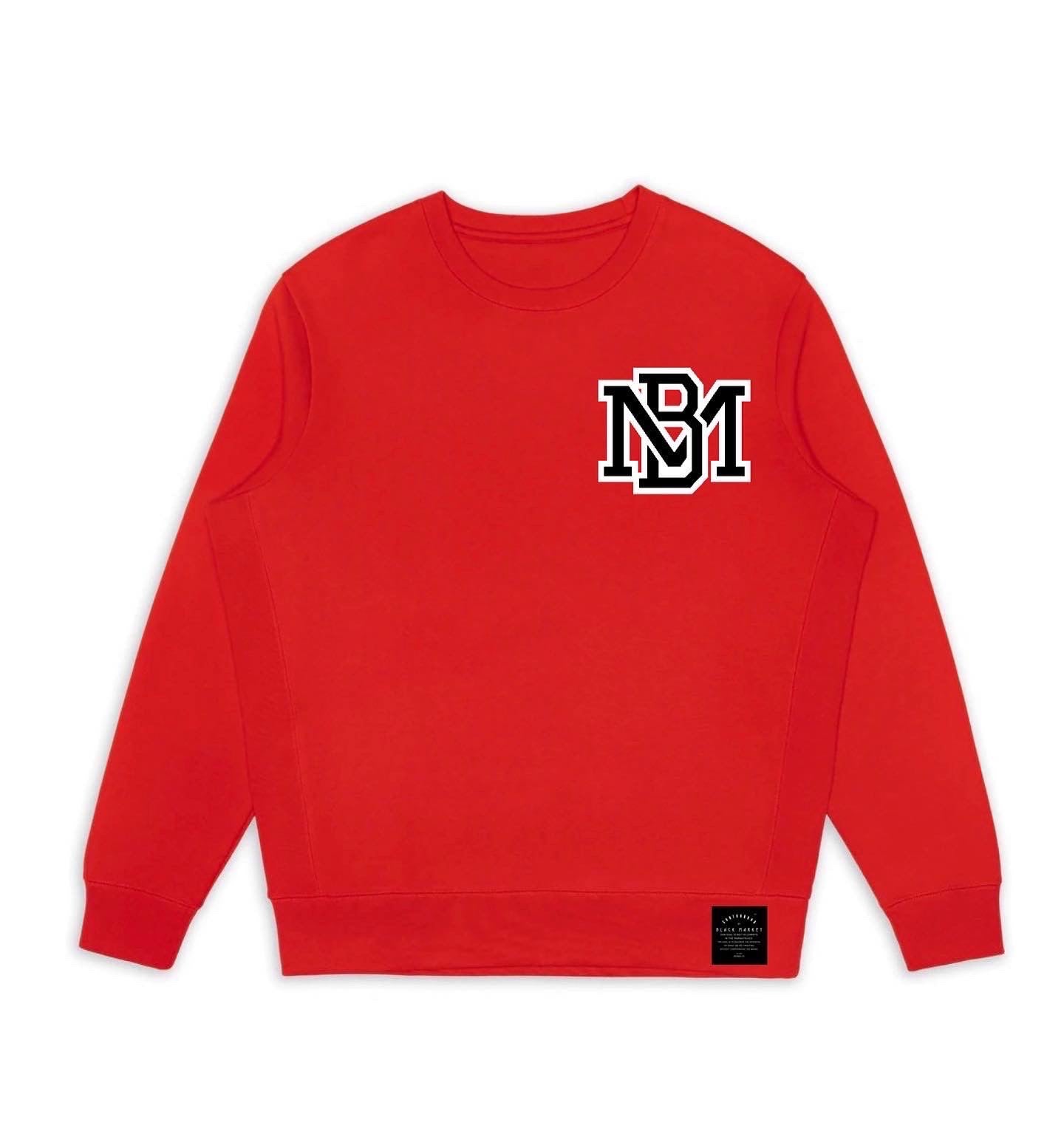 BM collegiate logo Crewneck heavyweight sweatshirt