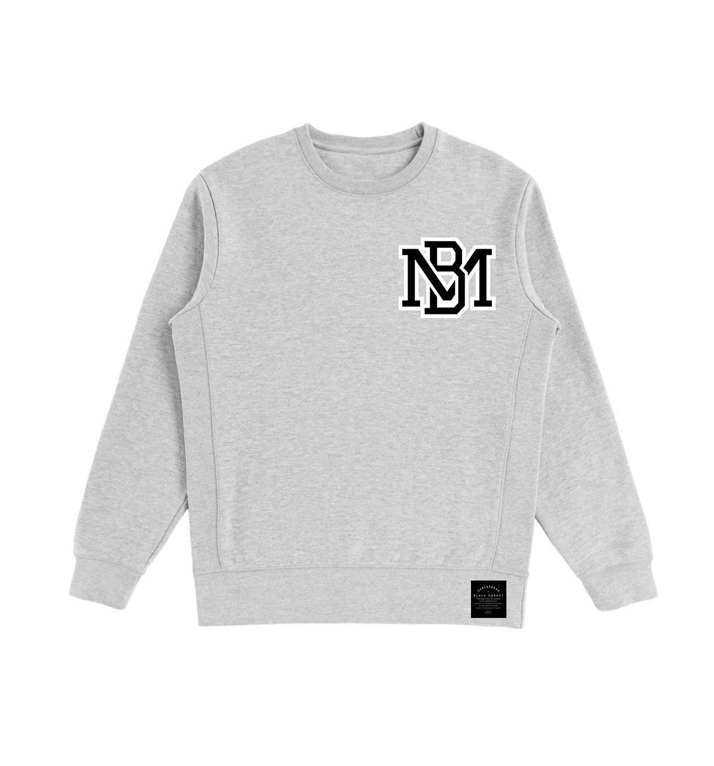 BM collegiate logo Crewneck heavyweight sweatshirt