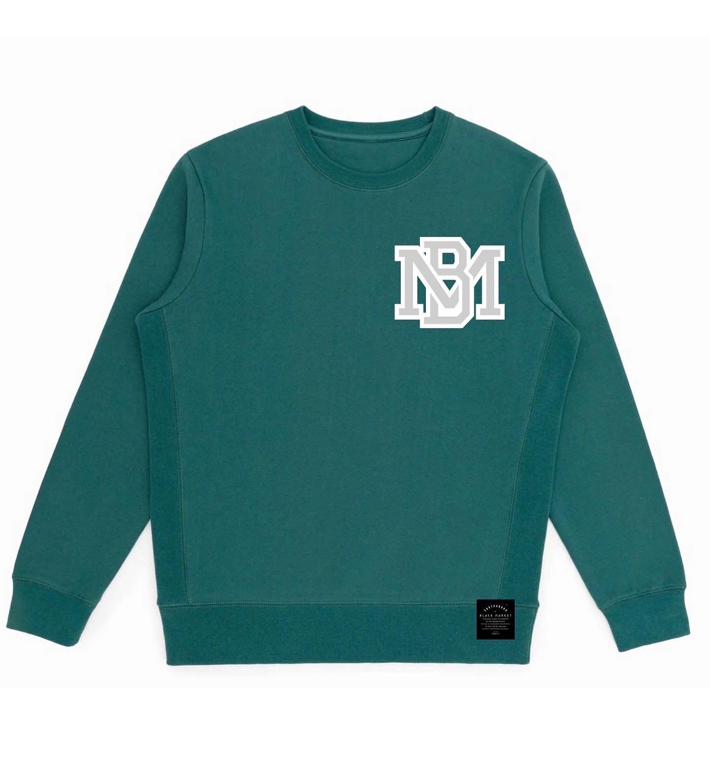 BM collegiate logo Crewneck heavyweight sweatshirt