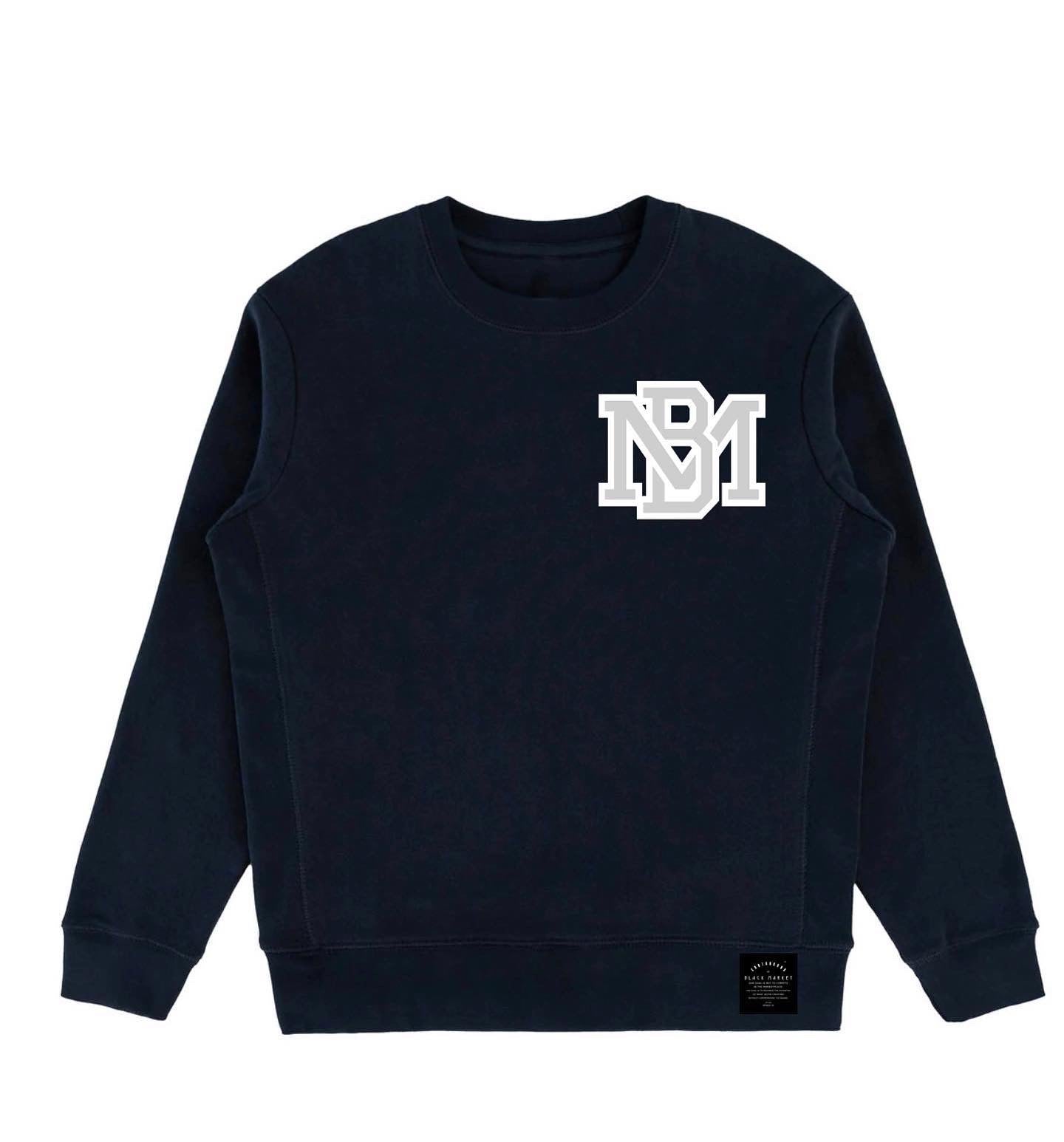 BM collegiate logo Crewneck heavyweight sweatshirt