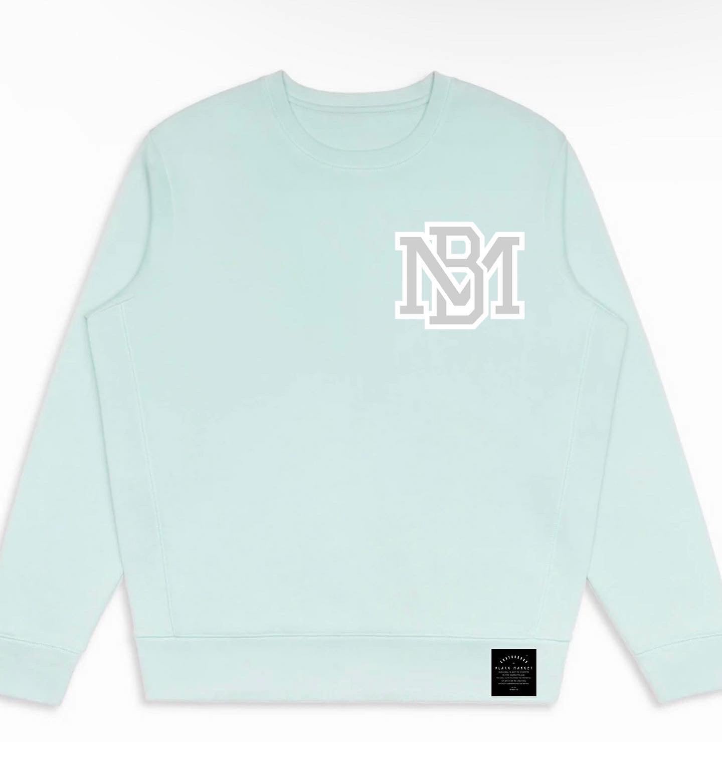 BM collegiate logo Crewneck heavyweight sweatshirt